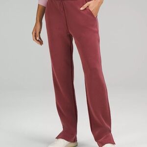 Brushed Softstreme Split-Hem High-Rise Pant